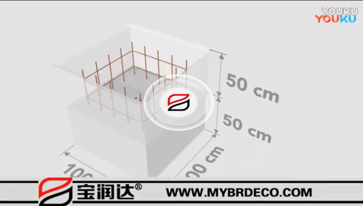 寶潤達-廠房鋼結(jié)構(gòu)框架安裝搭建動畫演示