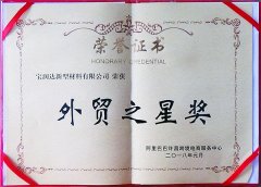 寶潤達(dá)-阿里巴巴外貿(mào)之星獎